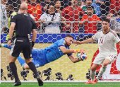 El portero español Unai Simón superó los 517 minutos de imbatibilidad que tenía el italiano Walter Zenga