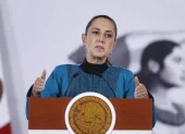 Claudia Sheinbaum durante su declaración oficial sobre el Mundial 2026.