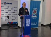 Pabel Muñoz durante un encuentro con los medios de comunicación este 7 de julio de 2026.