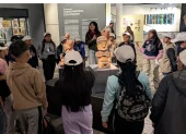 Una sala informativa del próximo Museo Nacional funciona en la Eloy Alfaro y República, norte de Quito.
