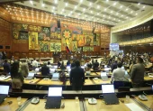Sesión de la Asamblea Nacional en el Palacio Legislativo.