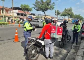 La ATM hizo hincapié en que sus agentes en motocicleta solo pueden emitir multas en los operativos autorizados.