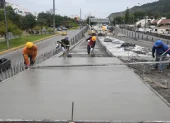 Guayaquil habilitará el primer tramo del paso elevado de la avenida del Bombero.
