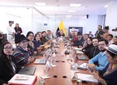 La Comisión de Educación de la Asamblea Nacional escuchó a estudiantes, exalumnos y autoridades sobre la reducción del presupuesto de la Universidad Amawtay Wasi.