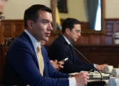 El presidente Daniel Noboa nombró a Juan Carlos Aveiga Parra como nuevo titular del Ministerio de Salud.