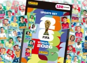 Imagen oficial del Set de Actualización del álbum Panini de la Copa Mundial de la FIFA 2026.