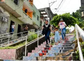 En Mapasingue, noroeste de Guayaquil, hay escalinatas que tienen potencial, aunque necesitan mantenimiento.