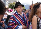 Armando Muyolema, rector de la Universidad Intercultural Amawtay Wasi, sostiene que la institución continuará con sus actividades pese a la crisis presupuestaria y la posibilidad de una intervención del CES.