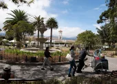 El corazón de Cumbayá es su parque central. Recientemente fue intervenido tras los reiterados pedidos de los vecinos.