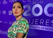 Marie Claire González en un evento en México, recordada tras su fallecimiento como influencer y empresaria.