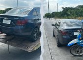 ATM retuvo un vehículo con placas adulteradas en Guayaquil.