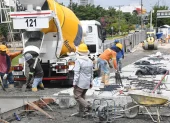 El primer cuerpo del paso elevado de la avenida del Bombero entrará en funcionamiento el 20 de julio y permitirá una nueva circulación en Los Ceibos.