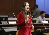 Mónica Palacios sustentó la acusación contra Inés Manzano durante el inicio del juicio político en la Comisión de Fiscalización.