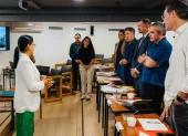 El 2 de julio del 2026, Gilda Alcívar, ministra de Educación, Cultura y Deportes, saludó con los miembros del jurado, para elegir el diseño del nuevo Museo Nacional.