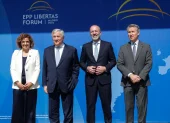 Representantes del espectro político del centro-derecha de Europa e Iberoamérica se citaron este miércoles en Madrid.