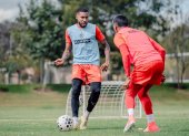 Aucas trabajó en el complejo de Pifo, pensando en recibir este jueves 16 de julio a Independiente del Valle.