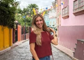 Nicole Campos llevó un pedazo de Guayaquil a España a través de su arte.
