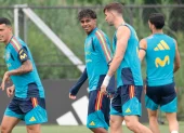 España en la final del Mundial 2026: un entrenamiento de cara al partido contra Argentina.