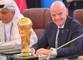 Gianni Infantino, presidente de FIFA, la entidad que organiza la Copa Mundial de Fútbol y reparte premios millonarios.