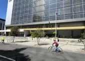 Edificio de Complejo Judicial Norte, en la ciudad de Quito.