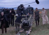 Christopher Nolan durante el rodaje de La Odisea, la primera película filmada por completo con cámaras IMAX.
