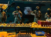 FF. AA. hallaron arsenal oculto el 18 de julio en la Penitenciaría del Litoral, en Guayaquil.