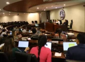 El Honorable Consejo Universitario de la Central, en una de las sesiones, dirigidas por vicerrectores.