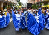 Arte. Cientos de artistas participaron de las presentaciones durante la feria.