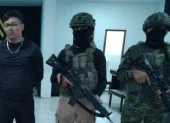 El sospechoso fue capturado por las autoridades.