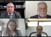 Consejeros electorales durante la sesión de este lunes 20 de julio.
