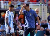 Lionel Scaloni reacciona durante la final del Mundial 2026 en la que Argentina perdió el título ante España.
