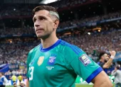 Emiliano 'Dibu' Martínez, guardameta figura de la selección de Argentina.