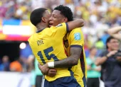 Gonzalo Plata fue el héroe de la remontada 2-1 de Ecuador ante Alemania en la fase de grupos.