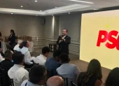 Acto del Partido Social Cristiano (PSC), en medio de las bajas que marcaron su escenario político en 2026.