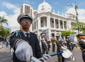 Los cierres en la avenida 9 de Octubre permitirán el desarrollo de las actividades programadas por las fiestas.