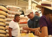 Comercialización. Gobierno ecuatoriano anuncia que envíos de arroz a Colombia iniciarán en dos días.