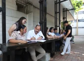 La Organización Modular Lineal (OML), en la imagen, pasó de ser una propuesta académica a un espacio utilizado por la comunidad universitaria para descansar y estudiar.