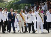 Daniel Noboa en la conmemoración de los 85 años del Combate Naval de Jambelí