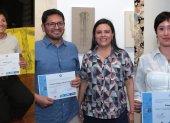 Pamela Cevallos y Óscar Enríquez, Elena Heredia y Mónica López obtuvieron el primero, segundo y tercer lugar, respectivamente, en el Salón de Julio 2026.