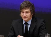 El presidente argentino Javier Milei, en una imagen de archivo, mientras se intensifica la crisis diplomática con Brasil