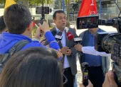 Geovanni Atarihuana, director nacional de Unidad Popular, cuestionó la comparecencia virtual de Diana Atamaint ante el Tribunal Contencioso Electoral (TCE).