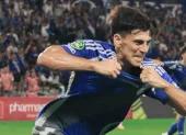 Guerrico anotó el 1-1 para Emelec en el duelo ante Deportivo Cuenca.