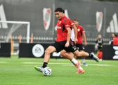 Kendry Páez estuvo presente en 10 partidos de la liga de Argentina con River Plate y solo anotó 1 gol.