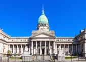 El Congreso de la Nación Argentina, sede del Poder Legislativo en Buenos Aires.