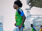 Angelo Mina, jugador de Emelec.