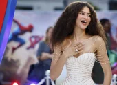 Una telaraña de cristales convirtió a Zendaya en la protagonista de la alfombra roja