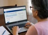 Una foto creada por la inteligencia artificial de una persona de 65 años de edad solicitando la devolución del IVA.