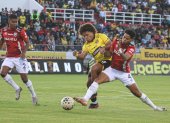 Barcelona SC viene de jugar ante Leones en Ibarra.