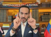 Captura de video de una transmisión en la cuenta en X @ABDELAESPRIELLA del presidente electo de Colombia, Abelardo De la Espriella.