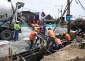 El Municipio ejecuta obras en este transitado pasaje comercial.